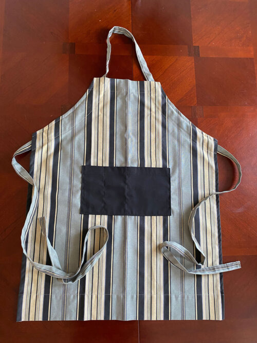 Stripped chef apron