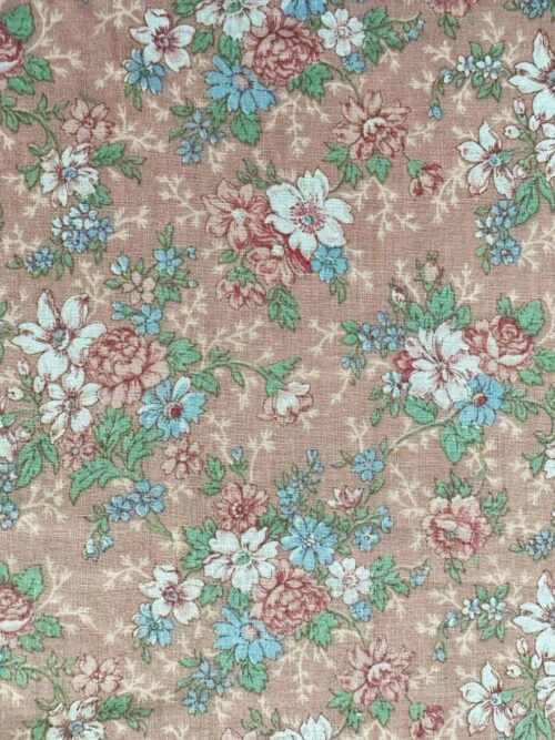 Floral on Dusty Rose