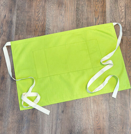 Bright Green Half Chef Apron